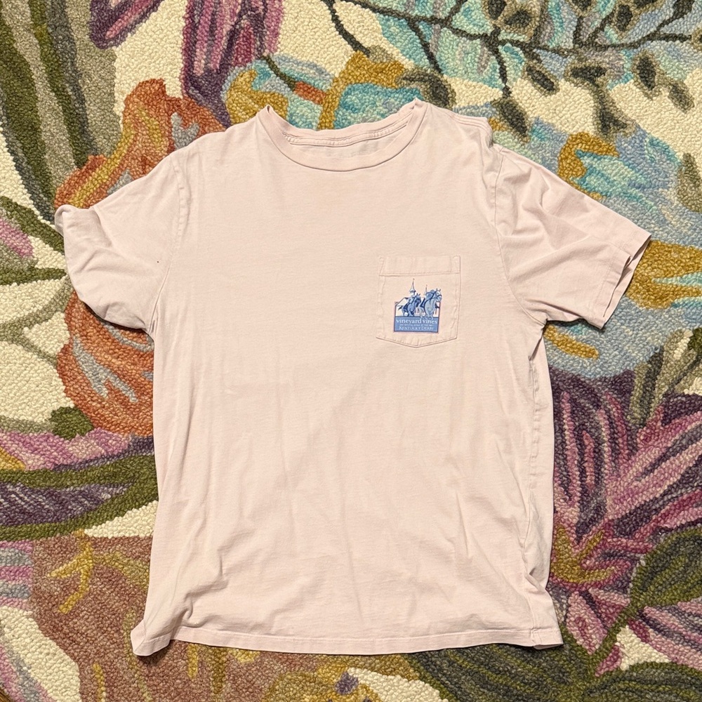 Vineyard Vines Pink 145th Kentucky Derby T-shirt